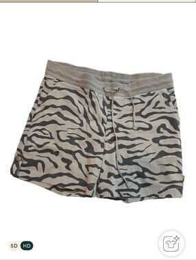 Women’s Zebra-Print Drawstring Shorts